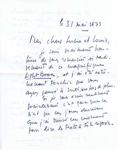 Lettre de Marianne (?), 31 mai 1973. Page 2