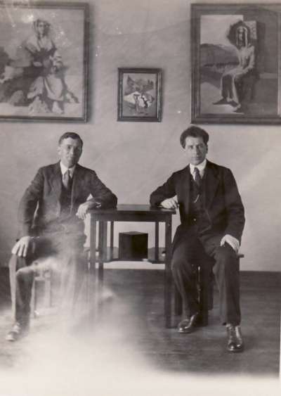 Marc Vilter (beau-frêre de Volf Chalit) et Dimitri Snégaroff