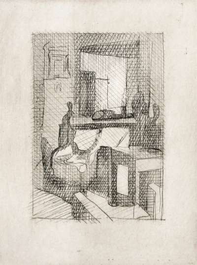 André Du Bouchet, Ajournement, orné de gravures à l'eau-forte de Jacques Villon. 1960