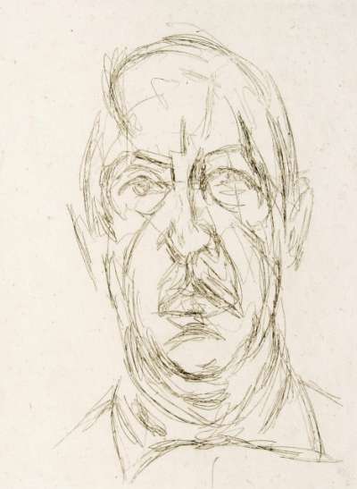 Les Douze portraits du célèbre Orbandale, pris sur le vif et gravés à l'eau-forte par Alberto Giacometti. 1962