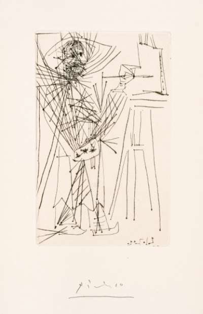 Iliazd, Pirosmanachvili 1914. [Traduction Andrée Robel André du Bouchet] Pablo Picasso pointe-sèche. 1972