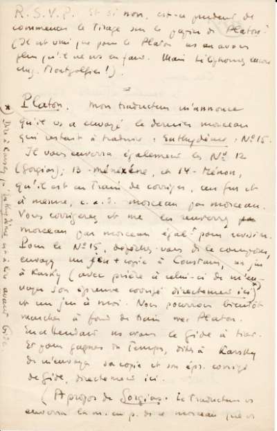 Lettre de Jacques Schiffrin, 13 février 1940. Page 2