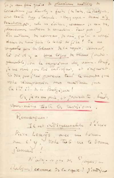 Lettre de Jacques Schiffrin, 14 février 1940. Page 2