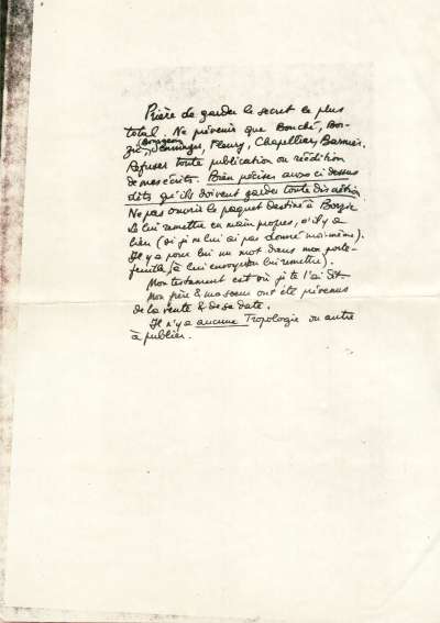 Testament d'Emmanuel Peillet