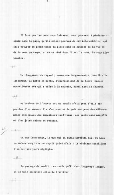 Epreuve du texte Chère voisine, multiple et une. Page 3