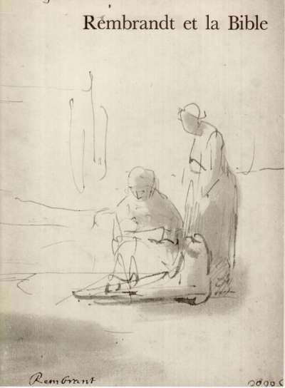 Rembrandt et la Bible, Musée Nationale Message biblique Marc Chagall. 16x22 cm. 1975