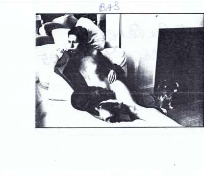 Photocopies envoyées par Helmut Newton à Louis Barnier pour l'impression du catalogue de l'exposition Helmut Newton au Musée Nationale d'Art Moderne. 1984