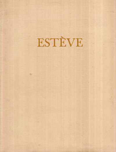 Catalogue Estève, Fusains et crayons de couleur, Galerie Claude Bernard. 22,5x28 cm. 1984