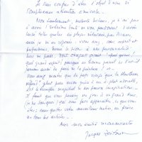 LETTRE DE JACQUES ZEITOUN À L. BARNIER