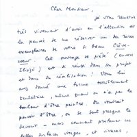 LETTRE DE J. GUICHARD-MEILI À L. BARNIER