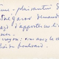 LETTRE DE D. SNÉGAROFF À ILIAZD