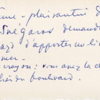 LETTRE DE D. SNÉGAROFF À ILIAZD