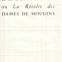 LA RÉVOLTE DES DAMES DE MOUGINS