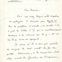 LETTRE DE CLAUDE ESTEBAN