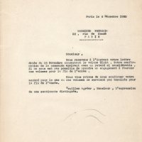 LETTRE DE L'IMPRIMERIE UNION