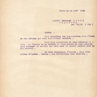 LETTRE DE L'IMPRIMERIE UNION