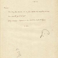 LETTRE DE GERTRUDE STEIN