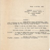 LETTRE DE L'IMPRIMERIE UNION