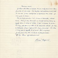 LETTRE DE RENÉ LAPORTE