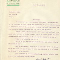 LETTRE DE RENÉ LAPORTE