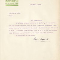 LETTRE DE RENÉ LAPORTE