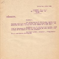 LETTRE À TRISTAN TZARA