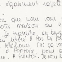 LETTRE DE FRANÇOISE GILOT