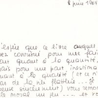 LETTRE DE FRANÇOISE GILOT