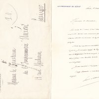 LETTRE DE PAUL DOUMER