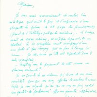 LETTRE DE Y. MAYOUX