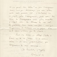 LETTRE DE JACQUES SCHIFFRIN