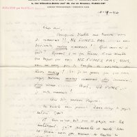 LETTRE DE JACQUES SCHIFFRIN