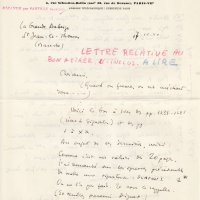 LETTRE DE JACQUES SCHIFFRIN