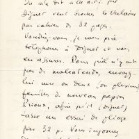 LETTRE DE JACQUES SCHIFFRIN