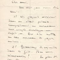 LETTRE DE JACQUES SCHIFFRIN