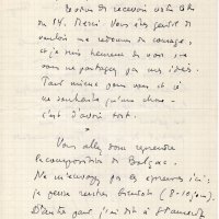 LETTRE DE JACQUES SCHIFFRIN