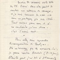 LETTRE DE JACQUES SCHIFFRIN