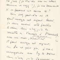 LETTRE DE JACQUES SCHIFFRIN