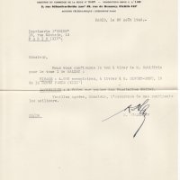 LETTRE DE JACQUES SCHIFFRIN