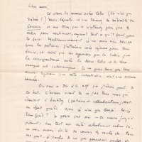 LETTRE DE JACQUES SCHIFFRIN