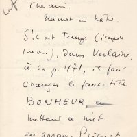 LETTRE DE JACQUES SCHIFFRIN