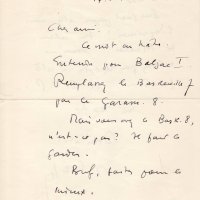 LETTRE DE JACQUES SCHIFFRIN