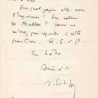 LETTRE DE JACQUES SCHIFFRIN