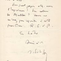 LETTRE DE JACQUES SCHIFFRIN