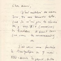 LETTRE DE JACQUES SCHIFFRIN