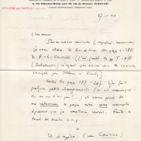 LETTRE DE JACQUES SCHIFFRIN