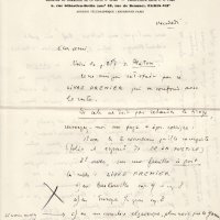 LETTRE DE JACQUES SCHIFFRIN