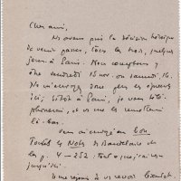 LETTRE DE JACQUES SCHIFFRIN