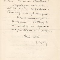 LETTRE DE JACQUES SCHIFFRIN