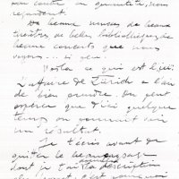 LETTRE DE DIMITRI SNÉGAROFF À BORIS ROMOFF